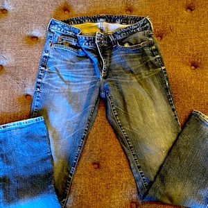 Eddie Bauer, women’s size 12, slim straight.